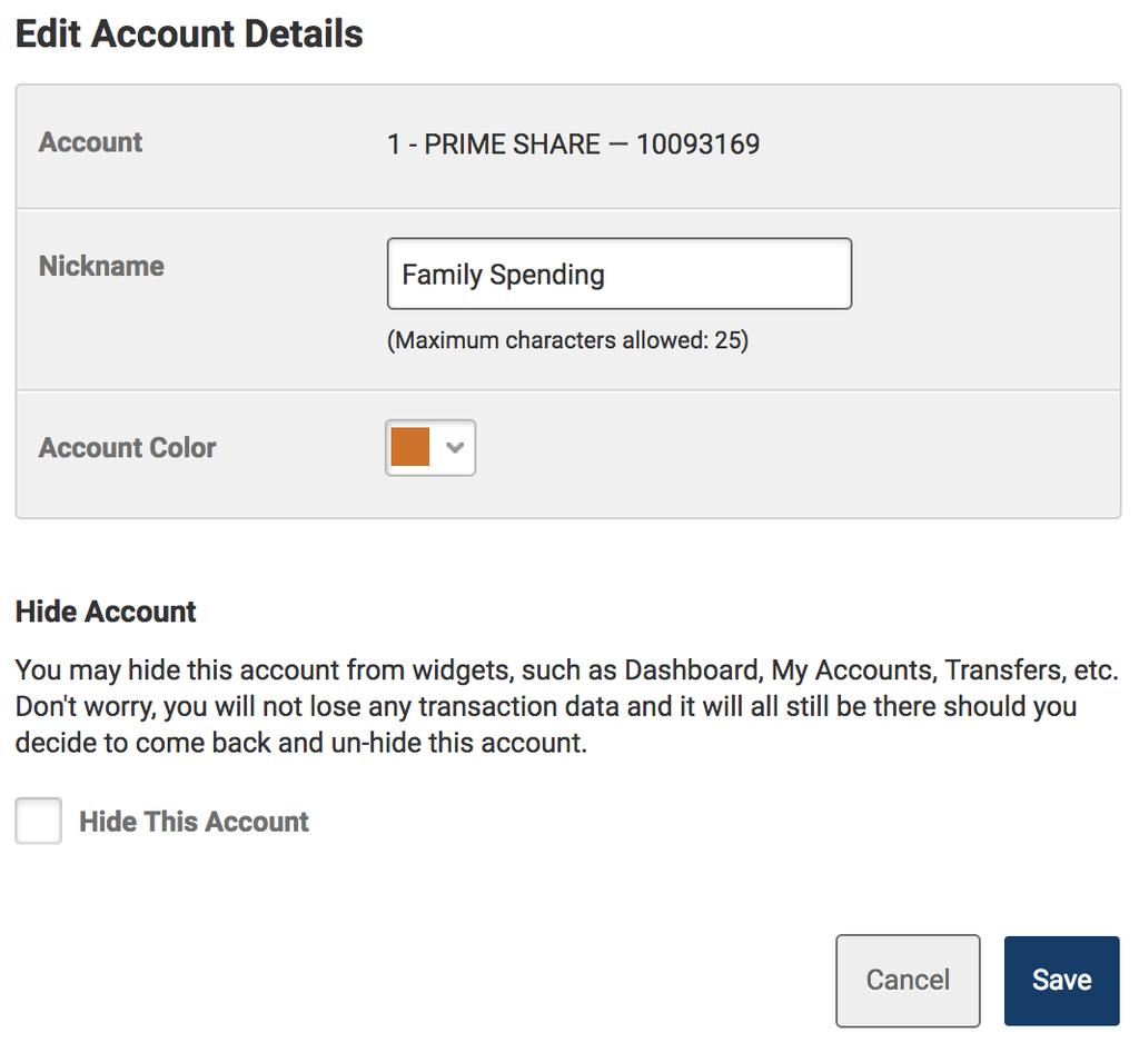 Accounts Get up-to-date balances for each of your accounts at-a glance.