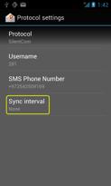 5. Protocol settings - information on the VVM and setting the sync interval 3.11. Preferences The following preferences can be set by the VVM user. A.