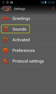 3.10. Settings screen The following settings are available in the settings screen: 1.