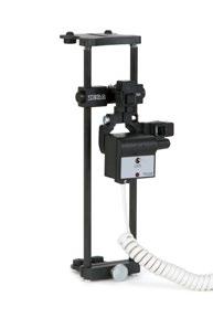This lightweight scanning head can be attached to smooth surfaces by means of its suction cup or by a re-usable adhesive rubber compound in case of a non-planar surface.