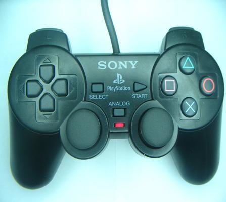 Figure below shows an example of PS2 controller which can be used for SKPS. There are 16 buttons that can be used as input button in PS2 controller.