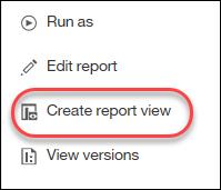 If the source report is deleted, the report view link to the source report is removed and the report view will have to be re-created. 1.