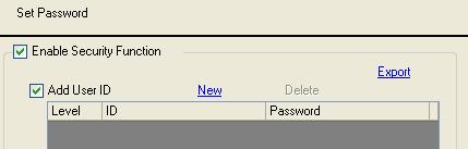 Let s Create Screen with Access Limited The user ID/password entry screen appears before the recipe operation