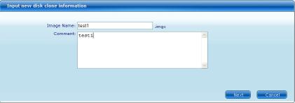 Access the server console Home page, click Image Creation. 2. Follow default steps to create image for select clients. 3.