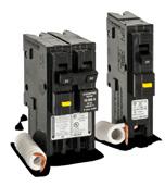 The Homeline Ground Fault Circuit Breaker provides Class A protection against ground faults, overloads, and short circuits.