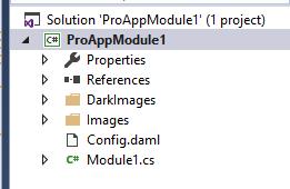 ArcGIS Pro SDK for.net Addins Consists of A module ( Module1.