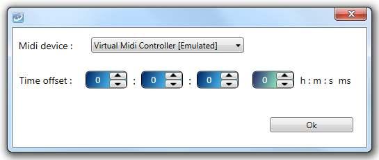 MTC Synchronization To select MTC Synchronization go to Shows->Select Synchronization->MTC.