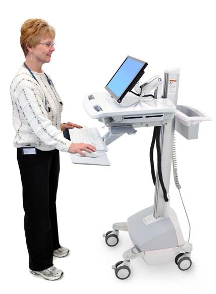 global healthcare customers deploying Ergotron StyleView Carts with power.