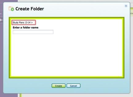 will automatically navigate to the subfolder you ve just created You will see the folder highlighted in the left-side navigation, and will also see the directory displayed above the file viewer