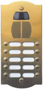 Pattern design brass Compact sheet metal panel using a specific accessory (346991 - universal speaker module)