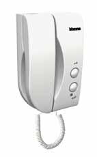 Equipped for standard VDE functions plus INTERCOM with other internal units,direct call to the switchboard, SOS push button and possibility of direct connection with alarm sensors.