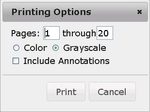 Chapter 2 - Using the VirtualViewer AJAX Client Sending a Document To send a document, select the Send Document button. Printing To print, select the Print button.