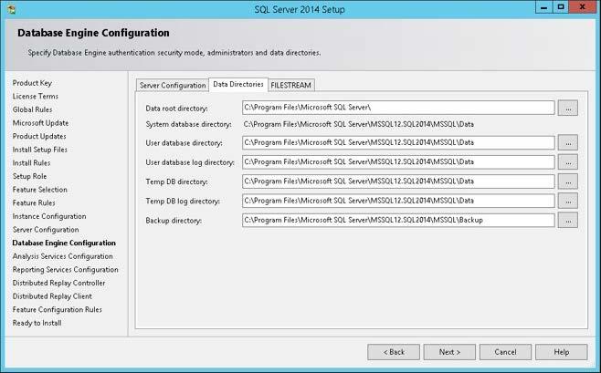 Installing SQL Server 2014 Mixed mode which allows users to connect to an instance of an SQL Server using either Windows authentication or SQL Server authentication.