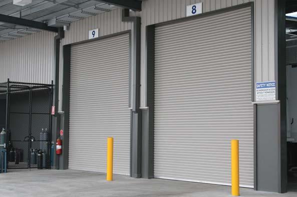 Roller Shutters consist of individual interlocking steel slats, providing high strength security for commercial and industrial applications such as factories,