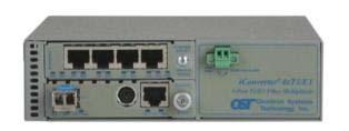 T1/E1 Multiplexers l Available in Fixed-Configuration Models 2-Module Chassis (4x T1/E1