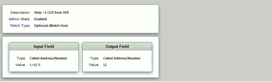 Call Routing Table Select Settings > Call Routing Table Call Routing allows calls to be carried between signaling groups, thus allowing calls to be carried between