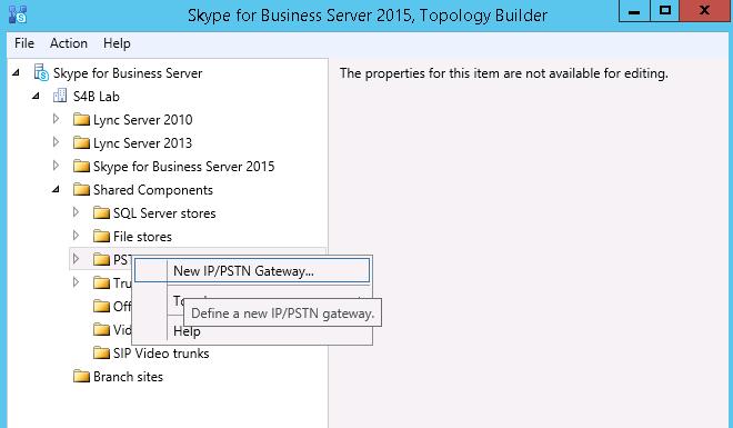 PSTN Gateway Topology Builder > Shared Components > PSTN