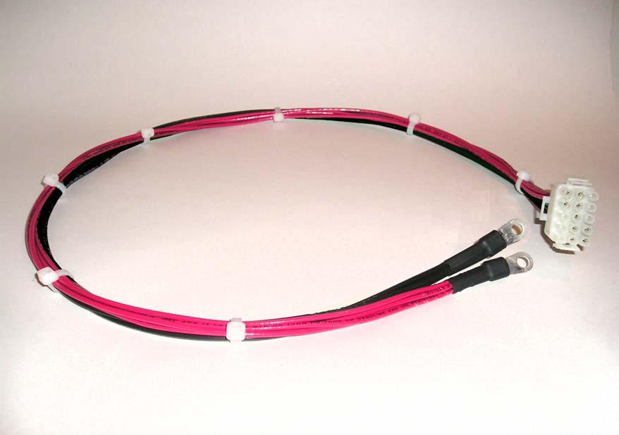 6.7 DC Cable Image 16 AWG Wire Required Black = Negative Lead = 0V Red = Positive Lead = 48V Important Note* For proper current flow make sure to connect all the
