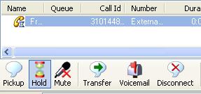 Transferring calls Calls can be transferred to another number after you have answered them.
