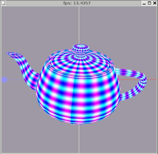 Procedural texture Result Texture data In order to use predefined texture data, they should be communicated from OpenGL!