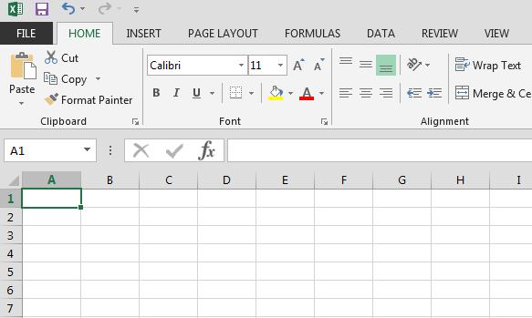 2015 Bow Valley College 1 Microsoft Excel Vocabulary Getting Started with Microsoft Excel 2013 Column: A grouping of information or data organized from top to bottom.