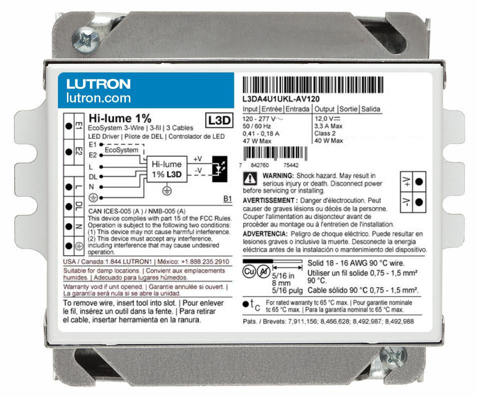 Application Note #658 Revision B January 2018 Programming Residential Systems with Lutron LED Drivers Overview
