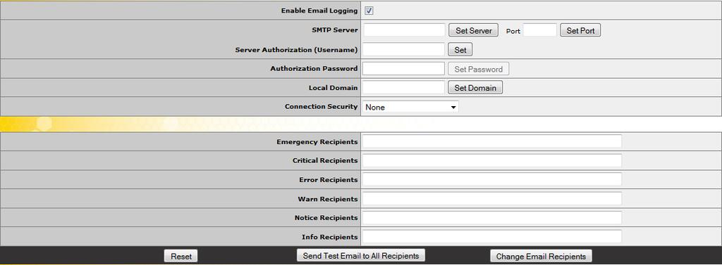 Configure SNMP Trap Sink1 SNMP traps are disabled by default. This option allows the user to specify a list of hosts to which a SNMPv1 trap will be sent when a trap is generated.
