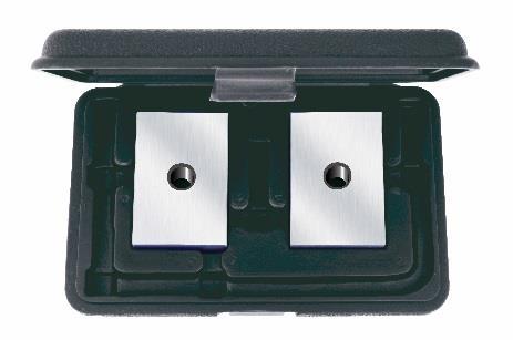 BLOCK SET, 1 HOLE Squareness tolerance : 0,002 mm. Matched accuracy : ±0,005 mm. Holes : Ø= 12,8 mm.