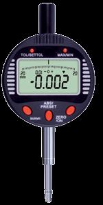 ø56 19 ø10 ø8 h6 ø4,5 120 Order number Measuring range Scale division MPE Repeatability mm in mm in µm µm 01434001 12,5 0,5 0,01 0,0005 20 10 01434002 25 1 0,01 0,0005 20 10 01434001 01434002