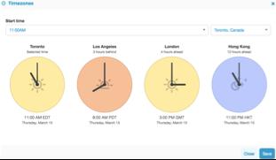 Optional Timezones Get help finding an appropriate time to schedule conference calls when you re dealing with multiple time zones.