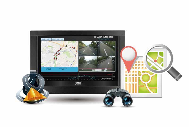 VIA Mobile360 E-Track VIA Mobile360 Surround View also features VIA Mobile360 E-Track, a cloud portal that enables fleet owners to collect and organize vehicle and driver data for real-time vehicle