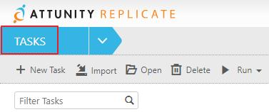 Step 1: Open the Attunity Replicate Console From the Windows Start menu, select All Programs > Attunity Replicate > Attunity Replicate Console.