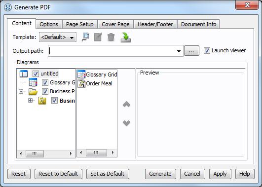 Fill in Output Path and click Generate to proceed with generation.