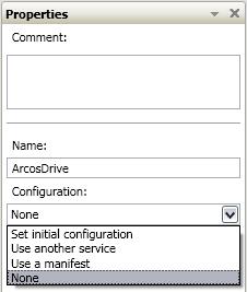 Services initial state settings need to be configured: Figure 18. Starting Configuration When you select the service, the properties window displays the initial settings that you can choose.