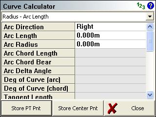 FieldGenius 2008 v3.2.0 Curve Calculator Main Menu Calculations Curve Calculator FieldGenius includes a curve calculator that can be used to check curve data and also compute and curve points.