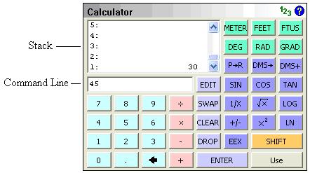 Calculations Menu Scientific Calculator Main Menu Calculations Scientific Calculator FieldGenius includes an RPN (Reverse Polish Notation) Calculator.
