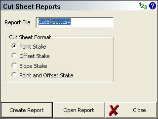 CSV) comma separated value file for each cut sheet format you create. This file can be read into Excel, which will allow you to format it and print it.