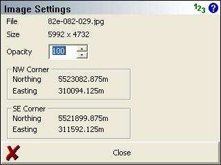 Data Manager Menu Remove File Highlight the image (or DXF) file you want to remove from your project, then press the Remove File button.