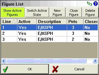 FieldGenius 2008 v3.2.0 Switching Active Lines You may work on several lines at once. As described, ongoing lines are listed in the Active Lines list.