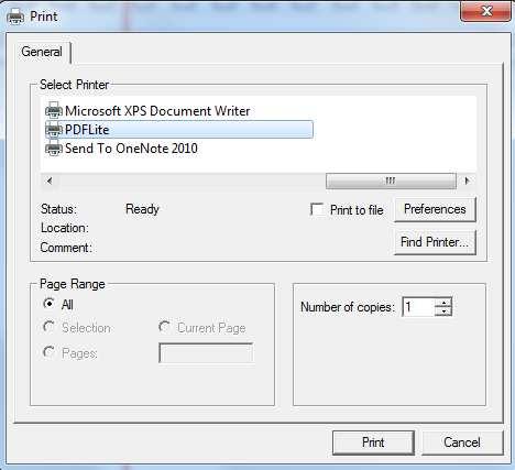(PDF creator, PDF Lite etc). Go to file menu and click on the print preview.