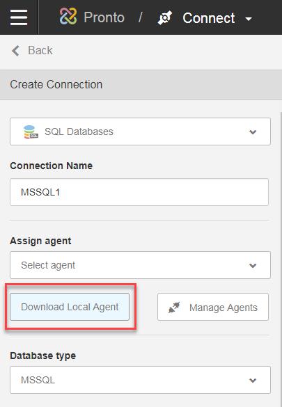 Install the Birst Cloud Agent 1. Click the Down Load Local Agent button to download the zipped file for the agent. 2.
