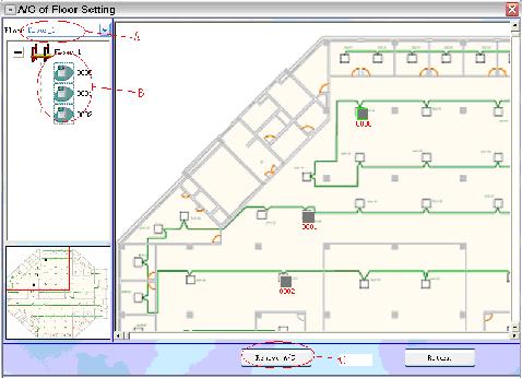 Third Generation Billing System Installation Guide 3.9 Floor Air Conditioner Editing: Click Basic Data->Floor Air Conditioner Editing. Figure 3-9 A. List of all the floors.