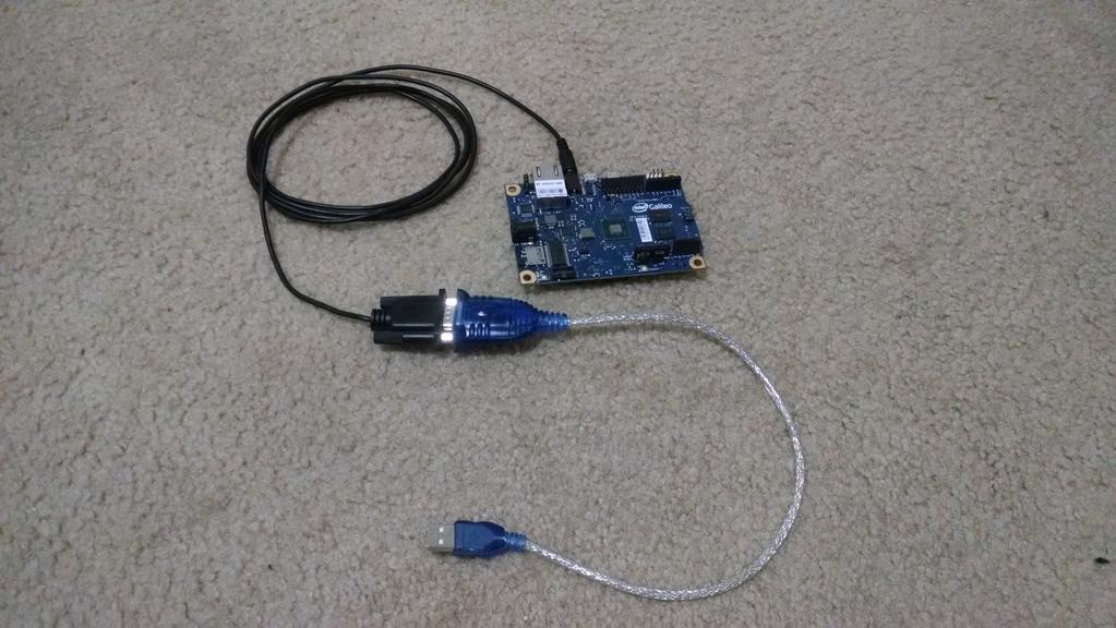 Serial cable connection