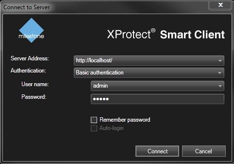 1.7 Viewing Streams in Milestone Use the Milestone XProtect Smart Client to view, record, and playback video. To view video: 1. Ensure the camera has powered up and is connected to the network. 2.