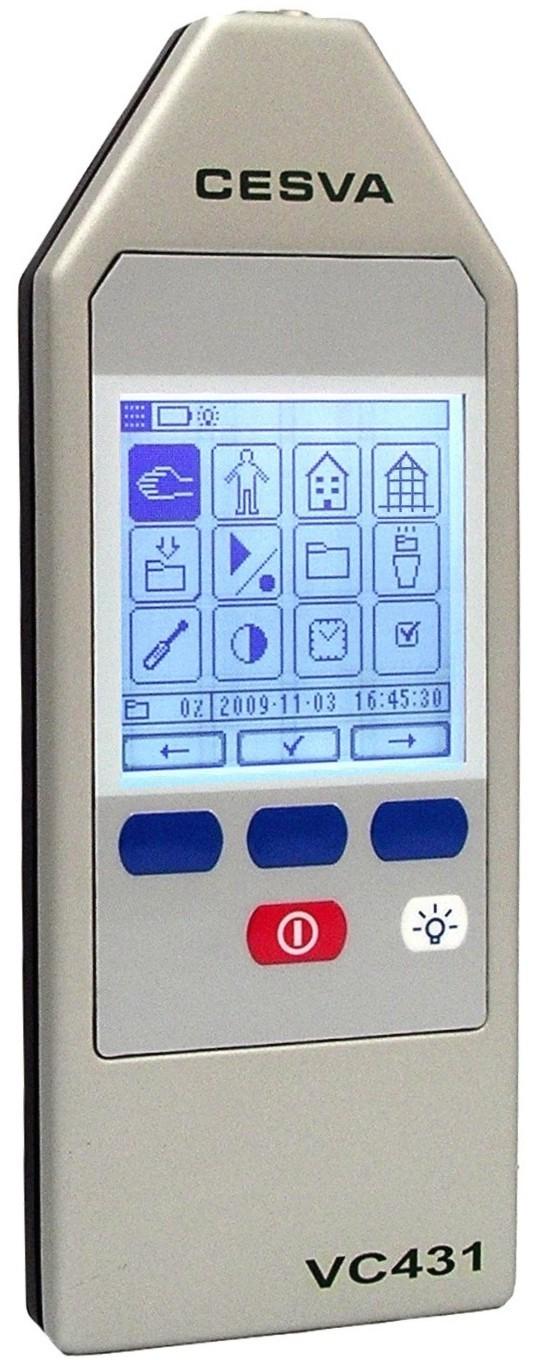 D_VC431_v0009_20150119_EN VC431 Triaxial Vibrometer The VC431 is a high performance vibrometer; the ideal instrument for measuring vibration according to: Applications Assessment of workers exposure