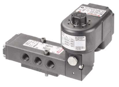 HERION SERIES Indirect solenoid actuated spool valves for single and double acting actuators with NAMUR interface /2, /2, /, NC/APB, G/, G/2 Valves for safety systems up to SIL (IEC 08)