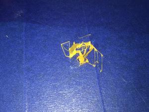 To reduce the risk of scraping your print bed, be ready to kill the power on your Printrbot as the print is starting.