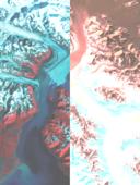 views of a three-dimensional object, we can determine elevation differences in the terrain using stereo triangulation.