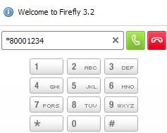 Once the Setup Wizard is complete, you ll see the main Firefly window appear. Making Calls Now you re ready to make calls! You ll notice we ve put three numbers on your contact list for you.