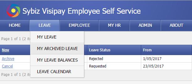 8. Once you have submitted a leave request, the Approver for the leave will receive a notification via email.